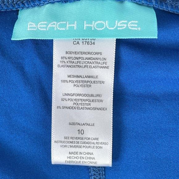 Women's Beach House Swimwear Blue Athletic Skirt Skort - NWT - Picture 4 of 7